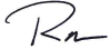 Ron Moag Signature