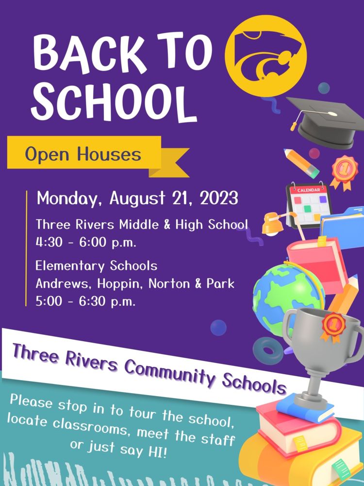 Back to School open Houses